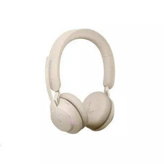 Slušalke Jabra Evolve2 65, Link 380c MS, stereo, bež