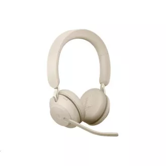 Slušalke Jabra Evolve2 65, Link 380c MS, stereo, bež