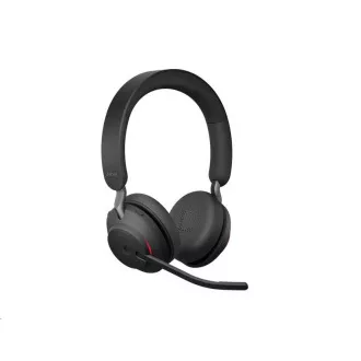 Naglavne slušalke Jabra s stojalom Evolve2 65, Link 380a MS, stereo, črne