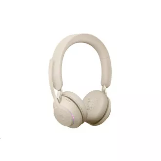 Slušalke Jabra Evolve2 65, Link 380a MS, stereo, bež Slušalke Jabra Evolve2 65, Link 380a MS, stereo, bež