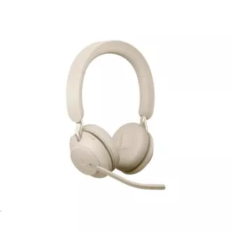 Slušalke Jabra Evolve2 65, Link 380a MS, stereo, bež Slušalke Jabra Evolve2 65, Link 380a MS, stereo, bež