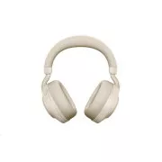 Naglavne slušalke Jabra s stojalom Evolve2 85, Link 380c MS, stereo, bež
