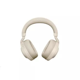 Naglavne slušalke Jabra s stojalom Evolve2 85, Link 380c MS, stereo, bež