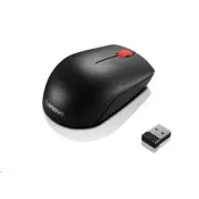 LENOVO Essential Compact brezžična miška - 1000 DPI, optična, USB, 3 gumbi, črna