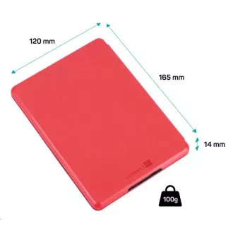 CONNECT IT etui za Amazon New Kindle 2019 (10. generacija), rdeč