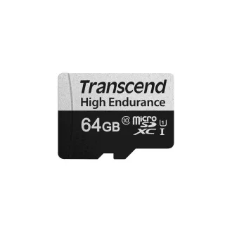 TRANSCEND MicroSDXC kartica 64GB 350V, visoka vzdržljivost