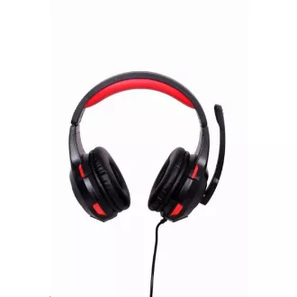 GEMBIRD slušalke z mikrofonom GHS-U-5.1-01, igralne, 5.1 surround, črno-rdeče, USB