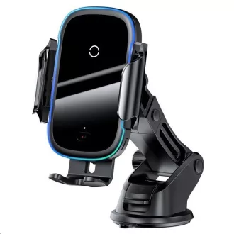 Baseus Light Električni avtomobilski nosilec z brezžičnim polnjenjem 15W Black Baseus Light Električni avtomobilski nosilec z brezžičnim polnjenjem 15W Black