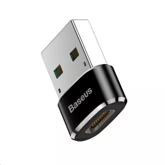 Baseus adapter USB moški na USB-C ženski 3A, OTG, črn