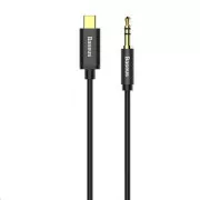 Baseus Yiven Series zvočni kabel USB-C / 3, 5 mm Jack 1, 2 m, črn