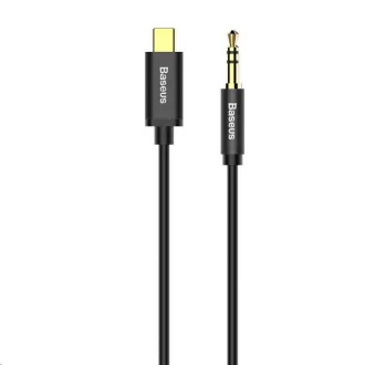 Baseus Yiven Series zvočni kabel USB-C / 3, 5 mm Jack 1, 2 m, črn