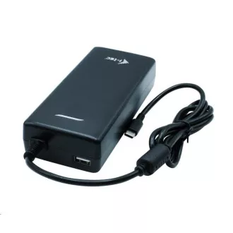 i-tec USB-C kovinska ergonomska 4K 3x zaslonska priklopna postaja, Power Delivery 85 W   i-tec univerzalni polnilnik 112 W