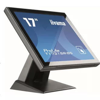 Monitor na dotik Iiyama ProLite T1731SR-B5, 43,2 cm (17''), AT črna Monitor na dotik Iiyama ProLite T1731SR-B5, 43,2 cm (17''), AT črna