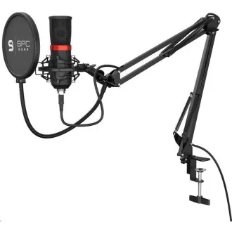 SPC Gear Mikrofon SM950 Mikrofon za pretakanje / USB / nastavljiva roka / gumb za izklop zvoka / pop filter SPC Gear Mikrofon SM950 Mikrofon za pretakanje / USB / nastavljiva roka / gumb za izklop zvoka / pop filter