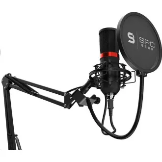 SPC Gear Mikrofon SM950 Mikrofon za pretakanje / USB / nastavljiva roka / gumb za izklop zvoka / pop filter SPC Gear Mikrofon SM950 Mikrofon za pretakanje / USB / nastavljiva roka / gumb za izklop zvoka / pop filter