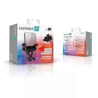 CONNECT IT InCarz SPIDER univerzalni nosilec za avto, za rešetko, črno-srebrn