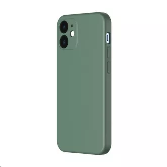 Baseus Liquid Silica Gel zaščitno ohišje za Apple iPhone 12 6,1'' temno zeleno Baseus Liquid Silica Gel zaščitno ohišje za Apple iPhone 12 6,1'' temno zeleno