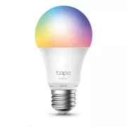 TP-Link Tapo L530E pametna LED žarnica z možnostjo zatemnitve WiFi (barvna, 2500K-6500K, 806lm, 2, 4GHz, E27)