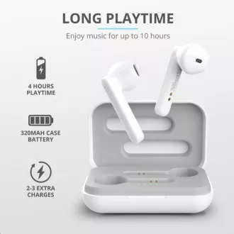 TRUST Primo Touch Brezžične slušalke Bluetooth - bele TRUST Primo Touch Brezžične slušalke Bluetooth - bele