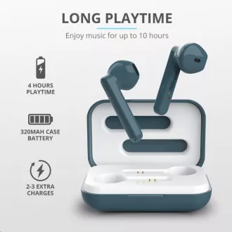 TRUST Primo Touch Brezžične slušalke Bluetooth - modre