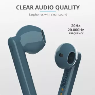 TRUST Primo Touch Brezžične slušalke Bluetooth - modre