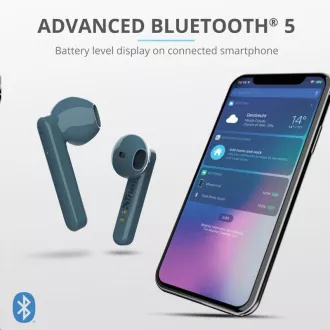 TRUST Primo Touch Brezžične slušalke Bluetooth - modre