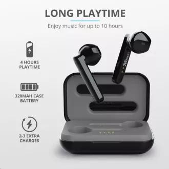 TRUST Primo Touch Brezžične slušalke Bluetooth - črne