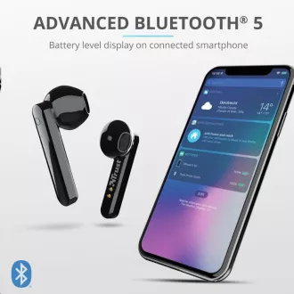 TRUST Primo Touch Brezžične slušalke Bluetooth - črne