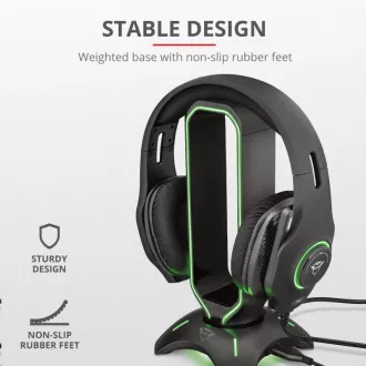 TRUST GXT 265 Cintar RGB stojalo za slušalke
