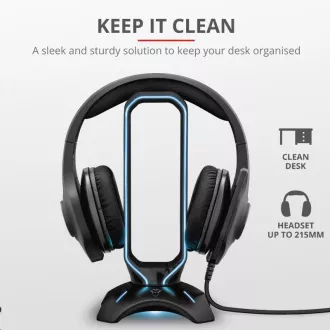 TRUST GXT 265 Cintar RGB stojalo za slušalke
