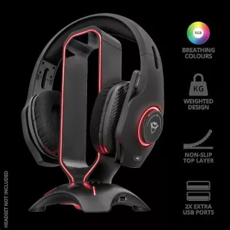 TRUST GXT 265 Cintar RGB stojalo za slušalke