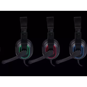 TRACER gaming slušalke z mikrofonom BATTLE Radian RGB FLOW