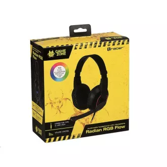 TRACER gaming slušalke z mikrofonom BATTLE Radian RGB FLOW