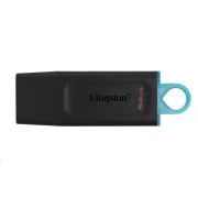 Kingstonov bliskovni disk 64 GB USB3.2 Gen 1 DataTraveler Exodia (črna   teal)