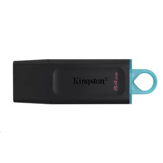 Kingstonov bliskovni disk 64 GB USB3.2 Gen 1 DataTraveler Exodia (črna   teal)