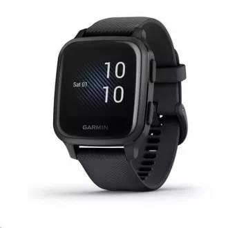 Garmin GPS športna ura Venu Sq Music, skrilavec/črni trak