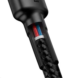 Baseus Cafule Series USB-C do USB-C PD2.0 60W Flash kabel za polnjenje/podatke, 2 m, sivo-črn