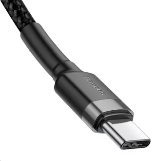 Baseus Cafule Series USB-C do USB-C PD2.0 60W Flash kabel za polnjenje/podatke, 2 m, sivo-črn