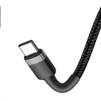 Baseus Cafule Series USB-C do USB-C PD2.0 60W Flash kabel za polnjenje/podatke, 2 m, sivo-črn