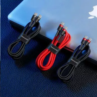 Baseus Cafule Series USB-C do USB-C PD2.0 60W Flash kabel za polnjenje/podatke, 2 m, sivo-črn