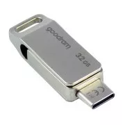 GOODRAM Flash disk 32 GB ODA3, USB 3.2, srebrn