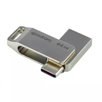 GOODRAM Flash disk 64 GB ODA3, USB 3.2, srebrn