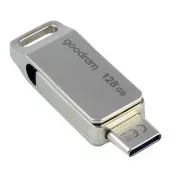GOODRAM Flash disk 128 GB ODA3, USB 3.2, srebrn