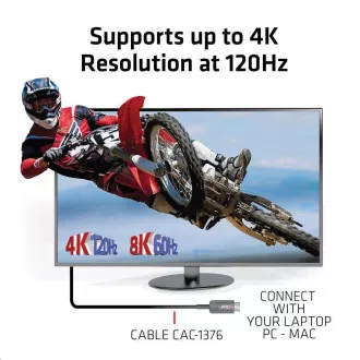 Club3D Cable Ultra Fast HDMI™ Certified AOC Cable 8K60Hz, 4K120Hz, 10m