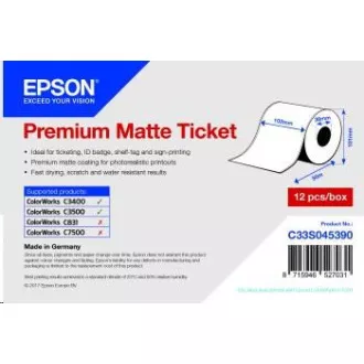 Epson Potrdilo o prejemu / kupon v zvitku (neskončno), navaden papir, 102 mm