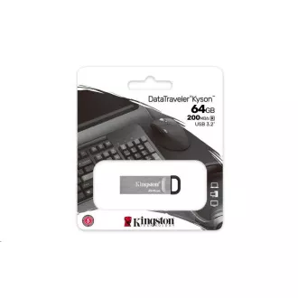 Kingstonov bliskovni disk 64 GB USB3.2 Gen 1 DataTraveler Kyson