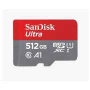 SanDisk MicroSDXC kartica 512 GB Ultra (100 MB/s, razred 10, Android)   adapter