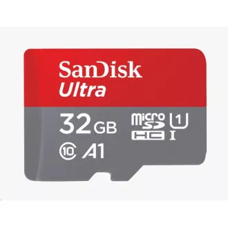SanDisk MicroSDXC 32 GB Ultra (120 MB/s, A1 Class 10 UHS-I, Android)   adapter