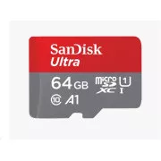 Kartica SanDisk MicroSDXC 64 GB Ultra (120 MB/s, A1 Class 10 UHS-I, Android)   adapter