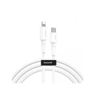 Baseus Mini beli kabel Type-C do iP PD 18W 1m Bela Baseus Mini beli kabel Type-C do iP PD 18W 1m Bela